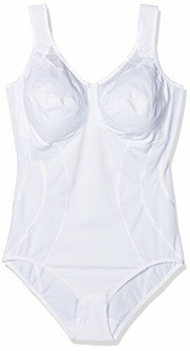 Anita Komfort-Korselett Clara, Body da Donna, bianco (weiß (weiß 006)), Taglia E