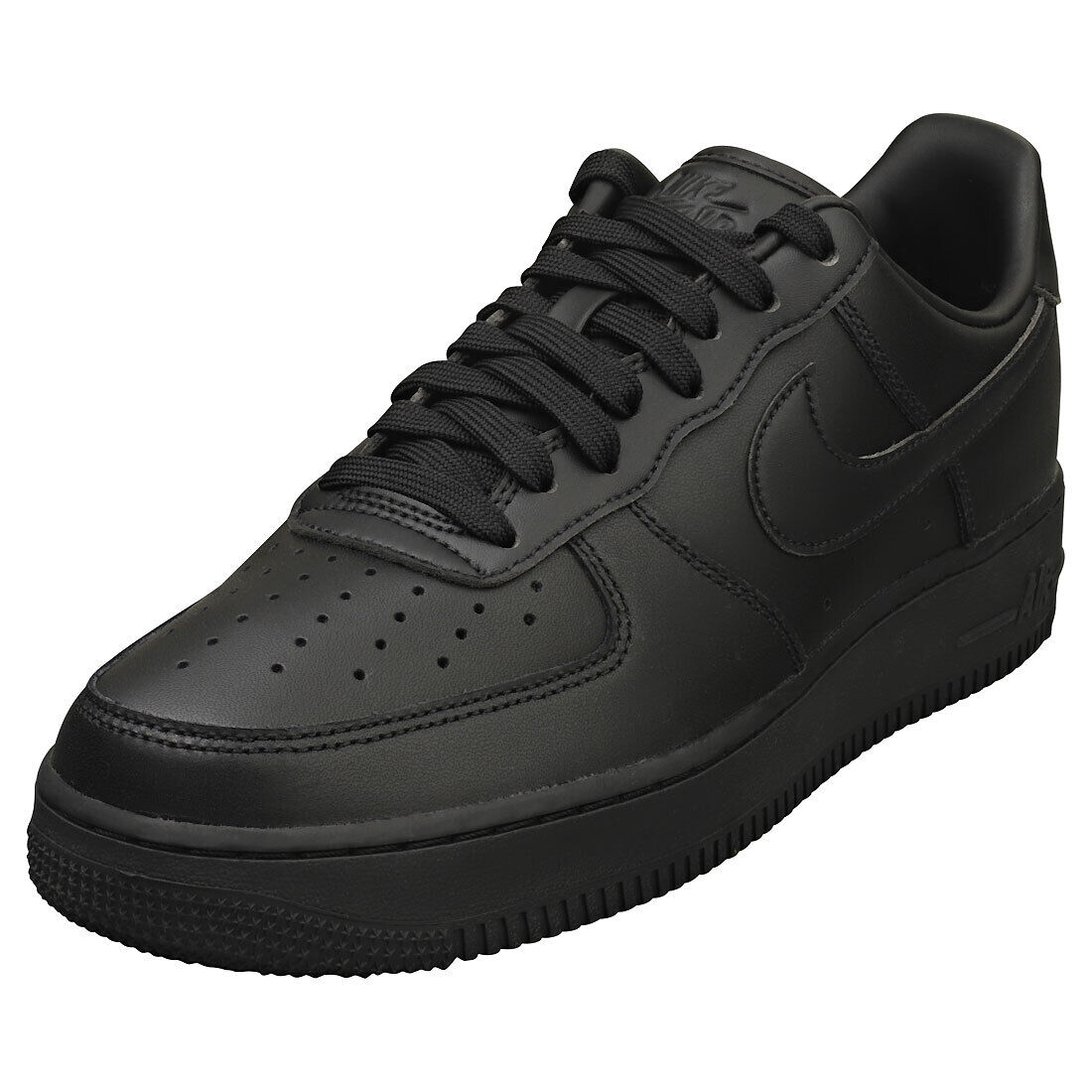 Nike Air Force 1 07 Fresh Uomo - Scarpe da Moda in Pelle Nero Antracite -36.5 EU