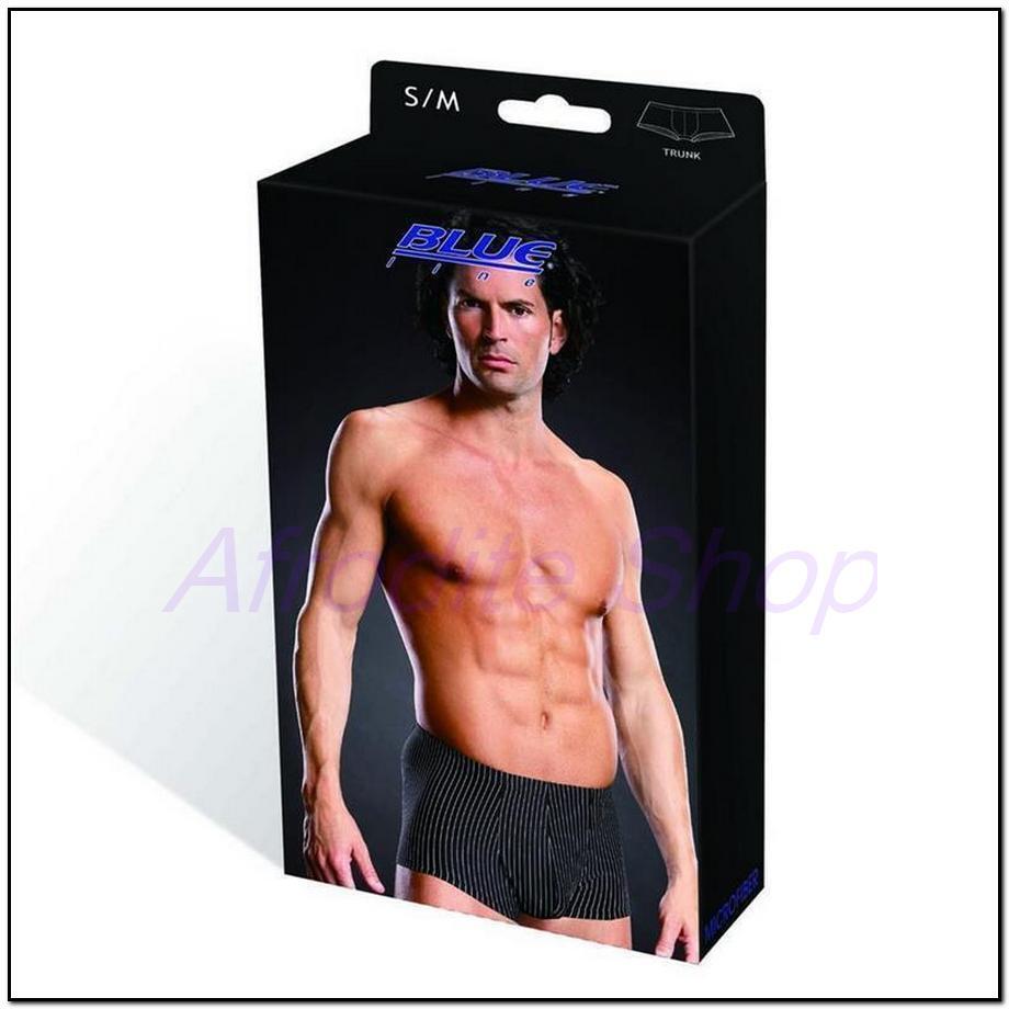 BOXER UOMO NERO E BIANCO  GESSATO BLUELINE  TG.S/M