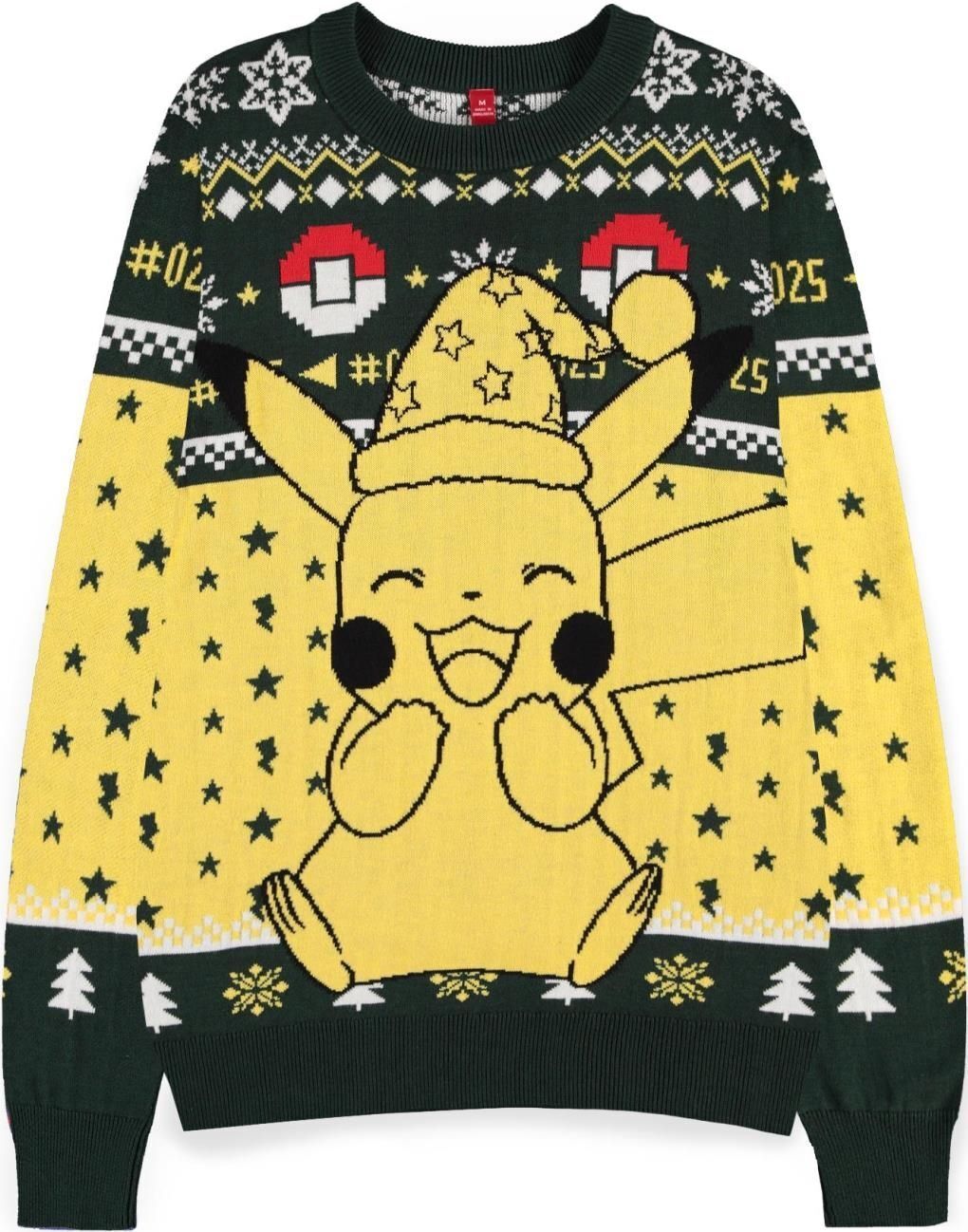Abbigliamento Pokemon: Pikachu Christmas - Multicolor (Maglione Unisex Tg. 2XL)