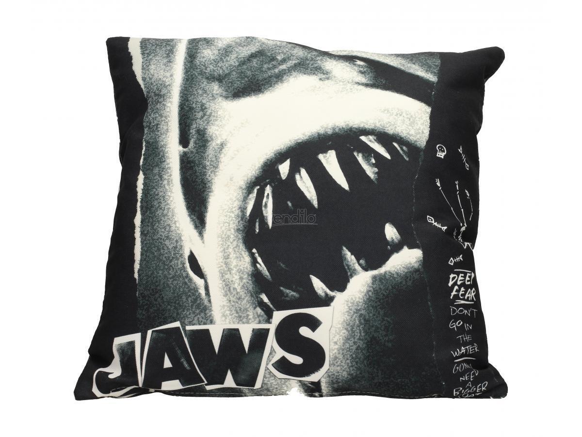 Jaws Collage Square Cuscino Cuscino Sd Toys