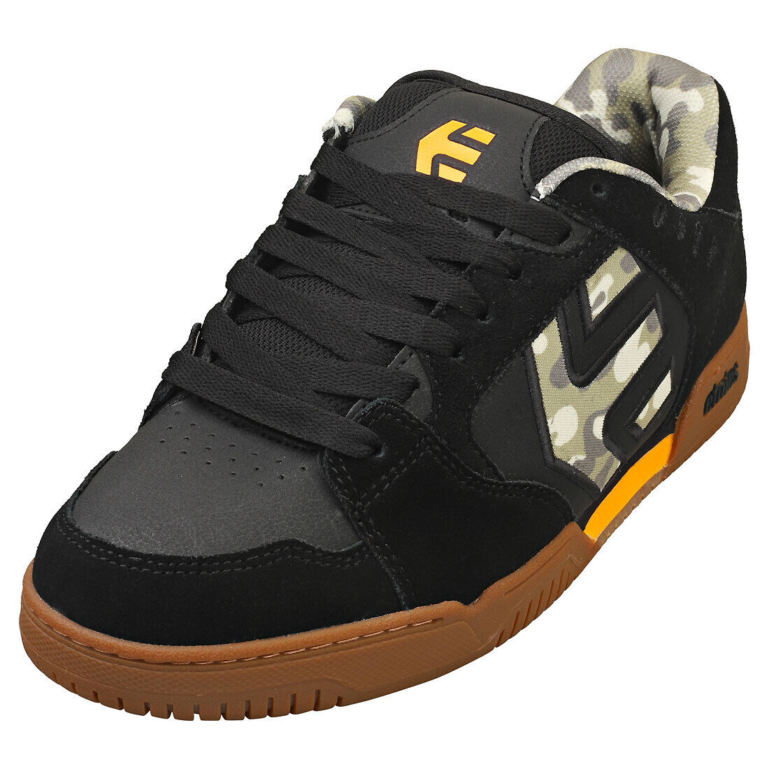 Etnies Faze Mens Skate Trainers in Black Camouflage - 43 EU