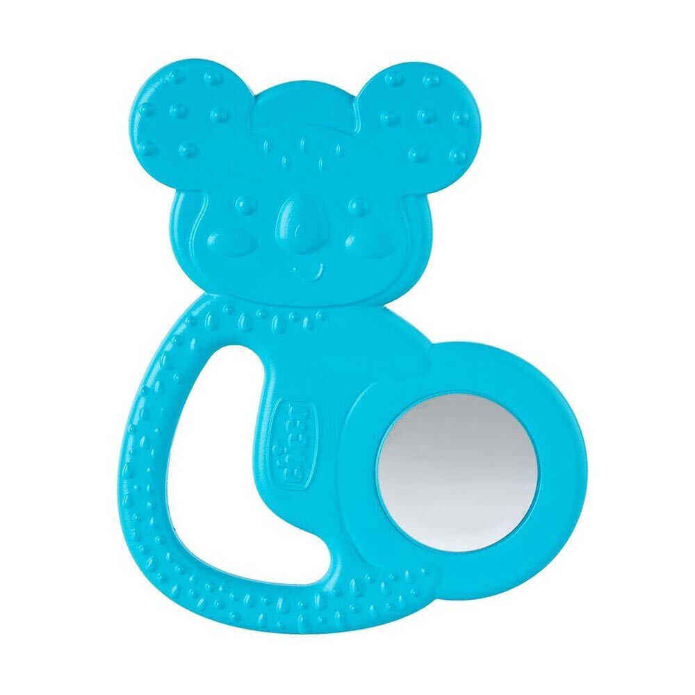Chicco Massaggiagengive Koala Refrigerante in Acciaio Inox 4M+ Azzurro, 1 Pezzo