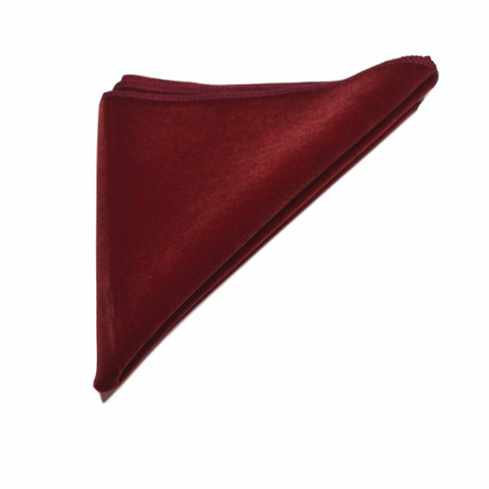 Rosso Scuro Velluto Fazzoletto da Taschino, Fazzoletto