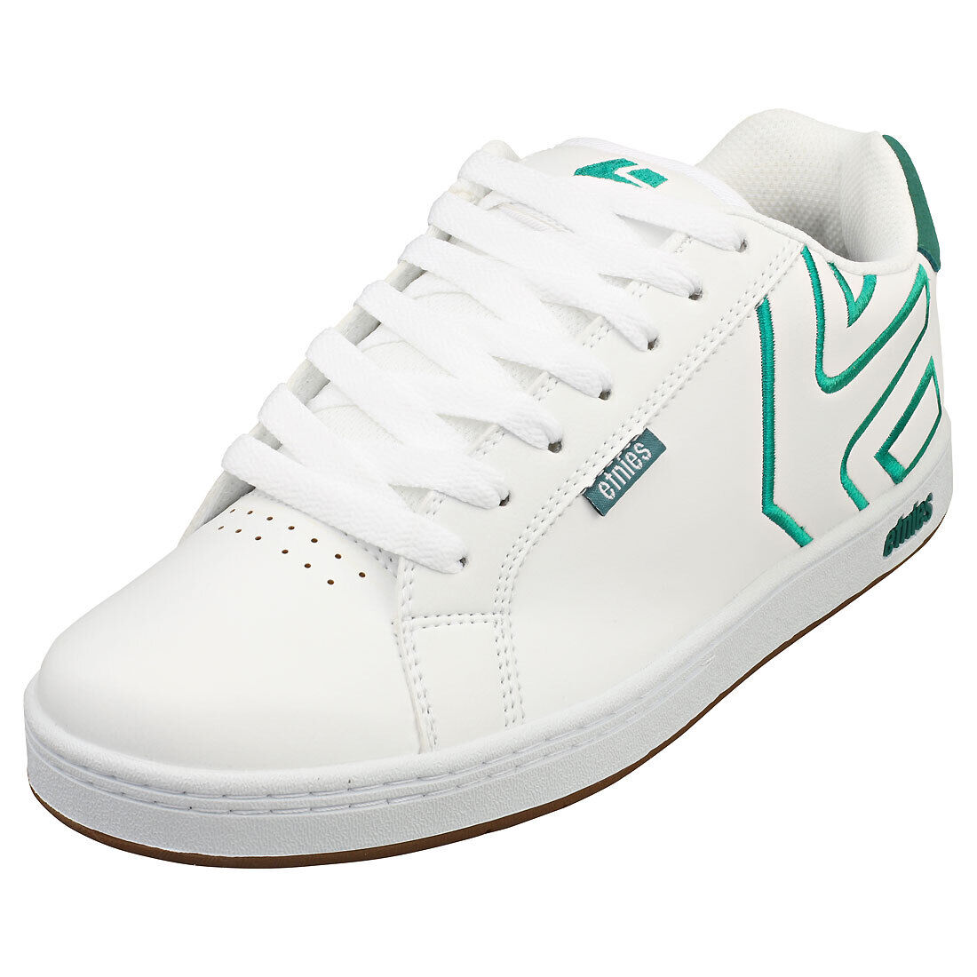 Etnies Fader Mens Skate Trainers in White Green - 43 EU