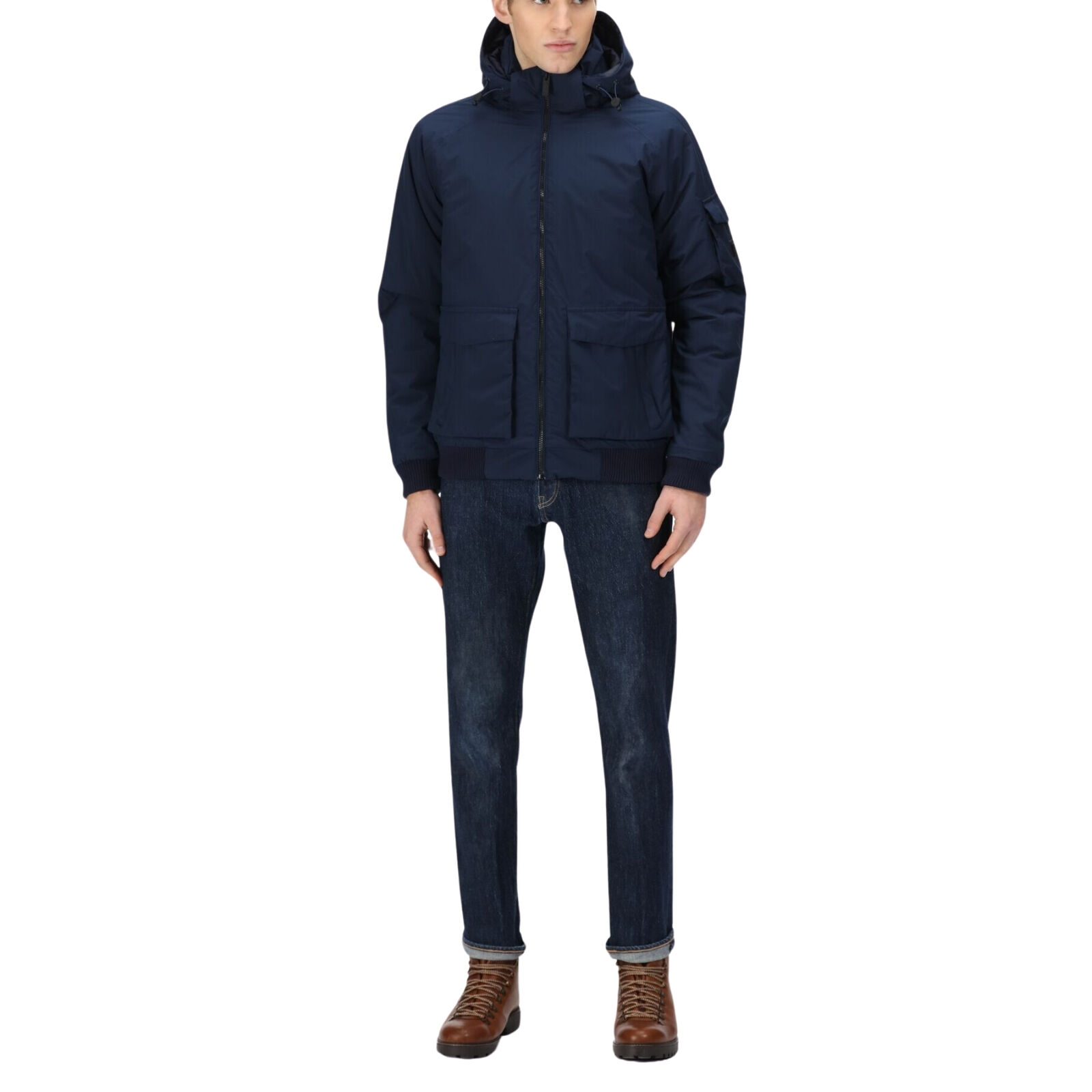 Regatta Giacca da Uomo Impermeabile Faizan Blu Taglia XXL Codice RMP332-540