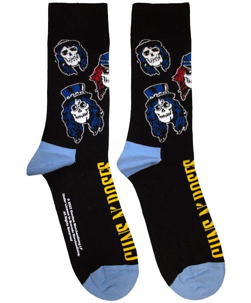 Abbigliamento Guns N Roses - Guns N' Roses Unisex Ankle Socks: Skulls Band (Uk S