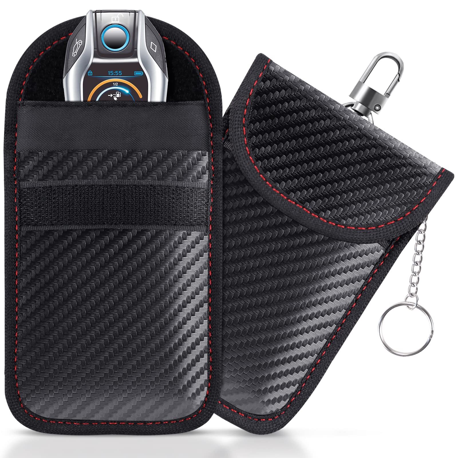 lanpard 2 Pezzi RFID Borsa Faraday Faraday Bag étui de Protection pour Porte-...
