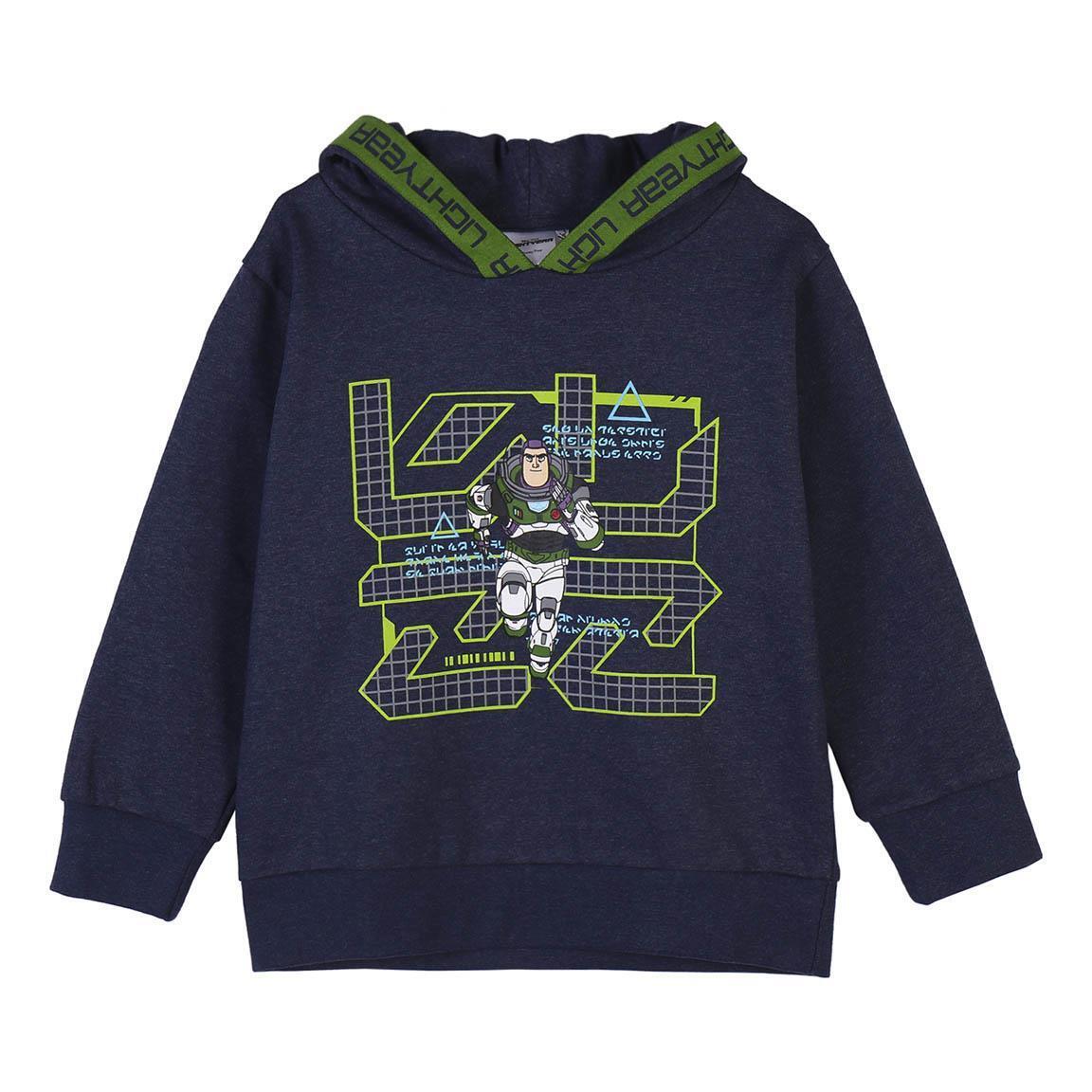 Felpa Con Cappuccio Cotton Brushed Buzz Lightyear BLU - 3 Anni | MASCHIO CERDà