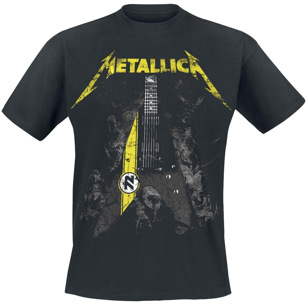 Metallica Hetfield Vulture Men's T-Shirt Black Regular XL Black/White