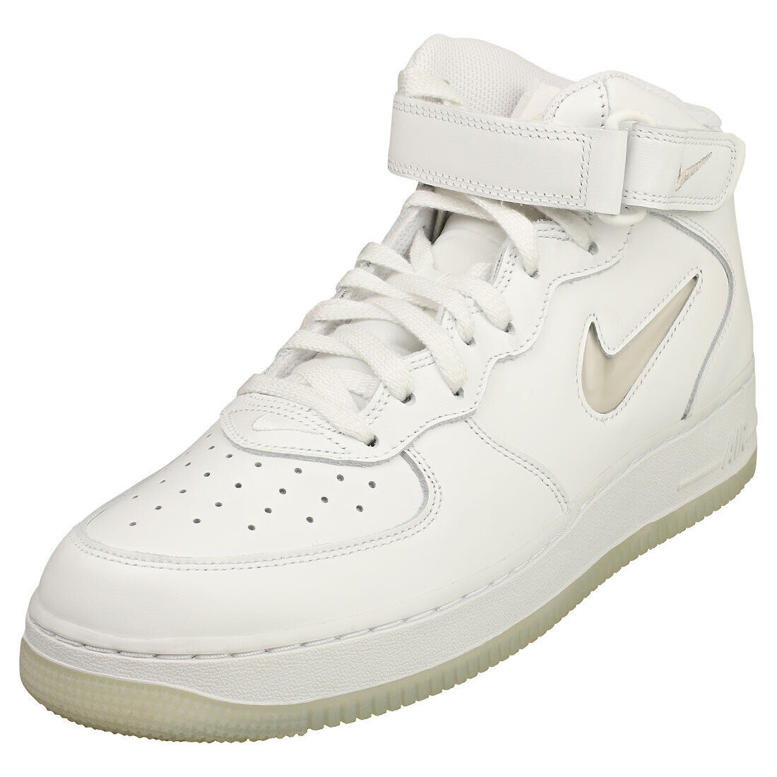 Nike Air Force 1 Mid 07 Unisex - Scarpe Classiche in Pelle Bianco - 42.5 EU