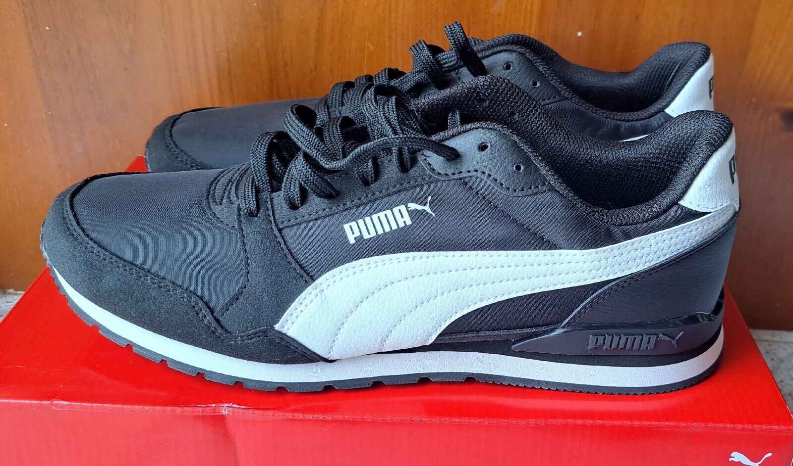 Scarpe Puma St Runner V2 V3 NL 384857 01 Nere 44,5 Uomo Ragazzo
