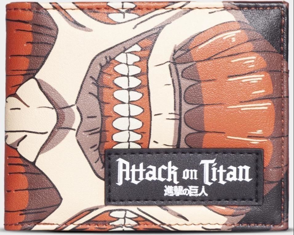 Abbigliamento Attack On Titan: Bifold Wallet Black 02 (Portafoglio)
