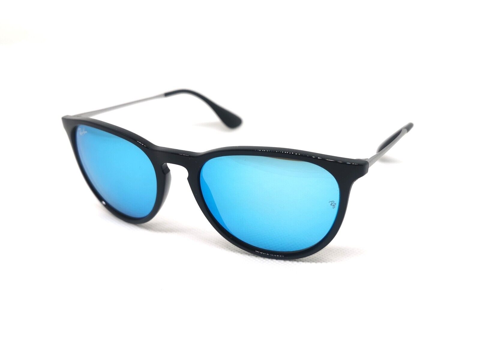 Ray-Ban 4171 ERIKA 601/55 54◻18 | Occhiali da sole neri specchiati phantos