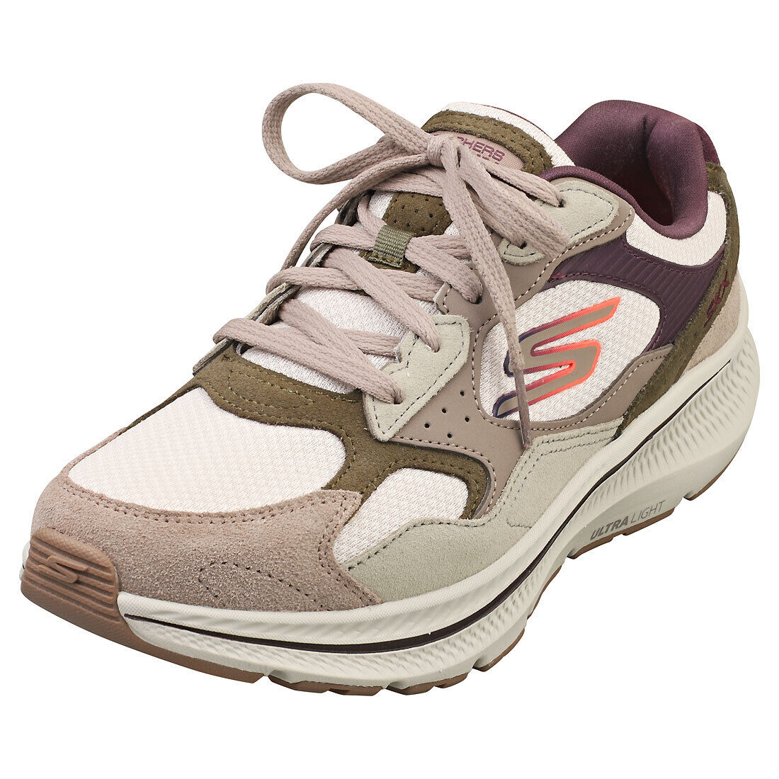 Skechers Go Run Consistent 2.0 Womens Running Trainers in Natural Purple - 38 EU