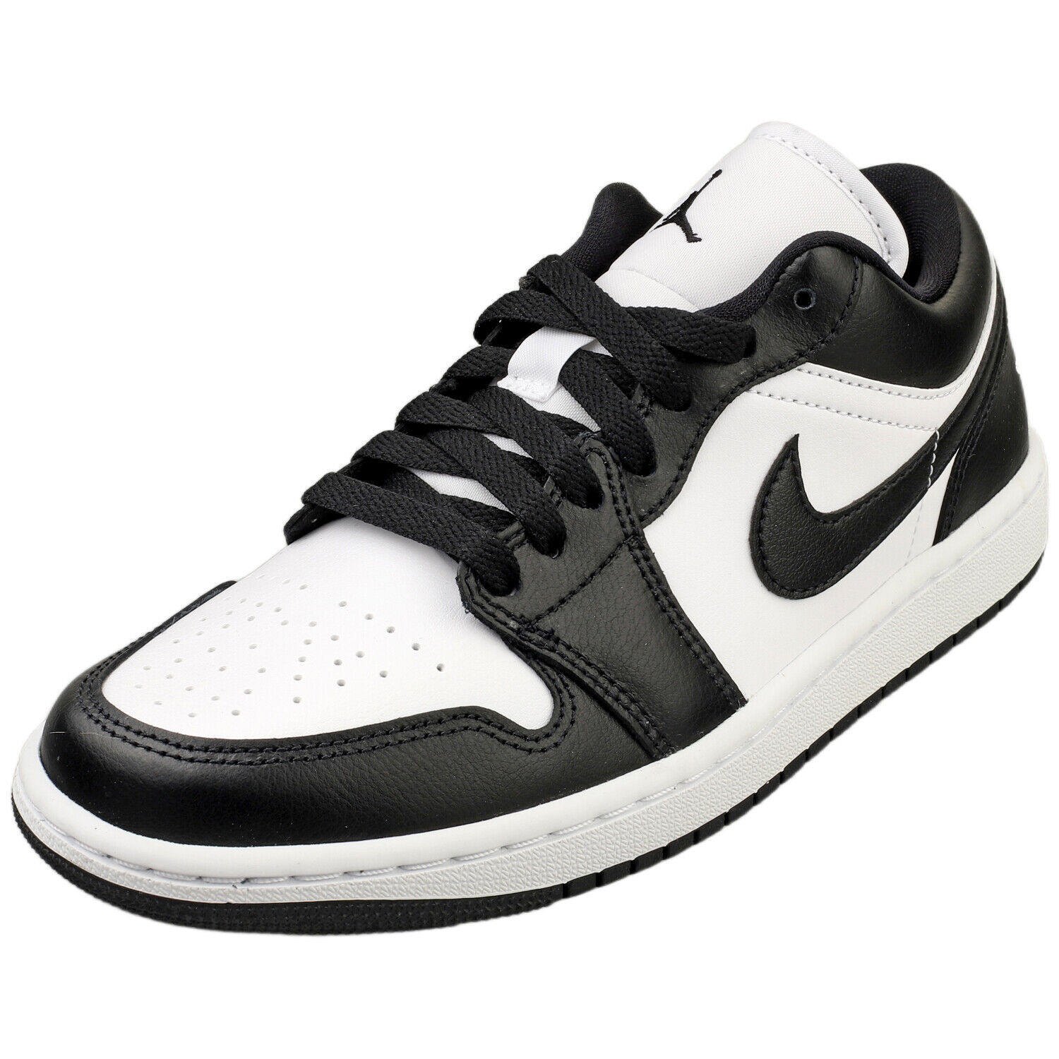 Nike Air Jordan 1 Low Donna - Scarpe da Moda Bianco Nero - 42.5 EU