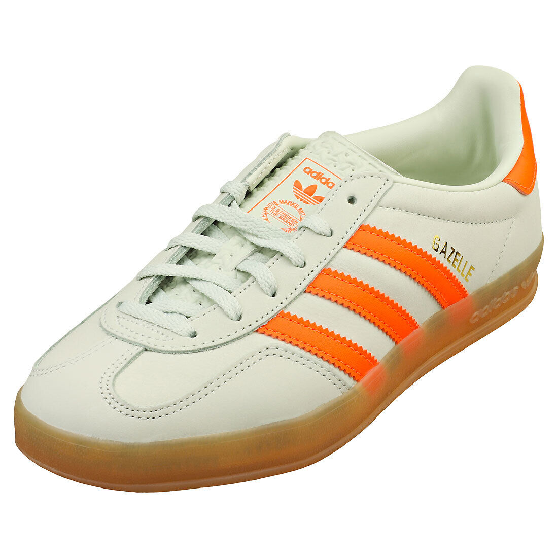 adidas Gazelle Indoor Donna Linen Green Orange Formatori  - 36 2/3 EU