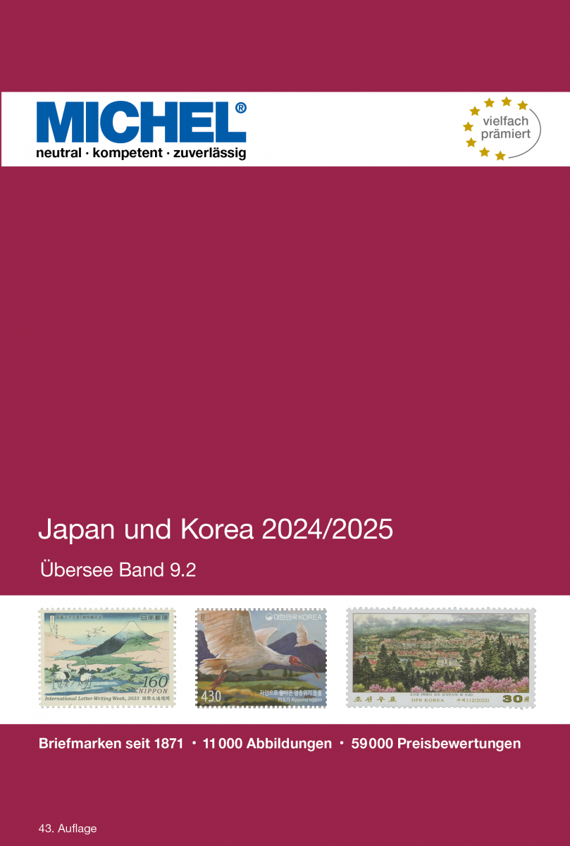MICHEL CATALOGO OLTREMARE VOLUME 9.2 PARTE 2 GIAPPONE E COREA 2024-2025 - JAPAN