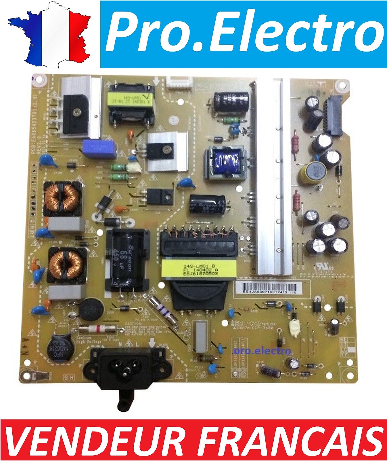 PSU Alimentazione TV 42lb5500 LG 42LB5610 EAX65423701 2.0 42LB6200 LGP3942-14PL1