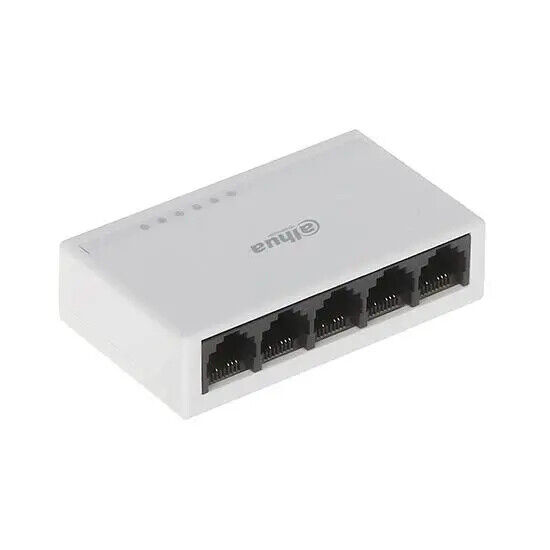 Switch di rete ethernet 5 porte 10/100 Mb DAHUA PFS3005-5ET-L