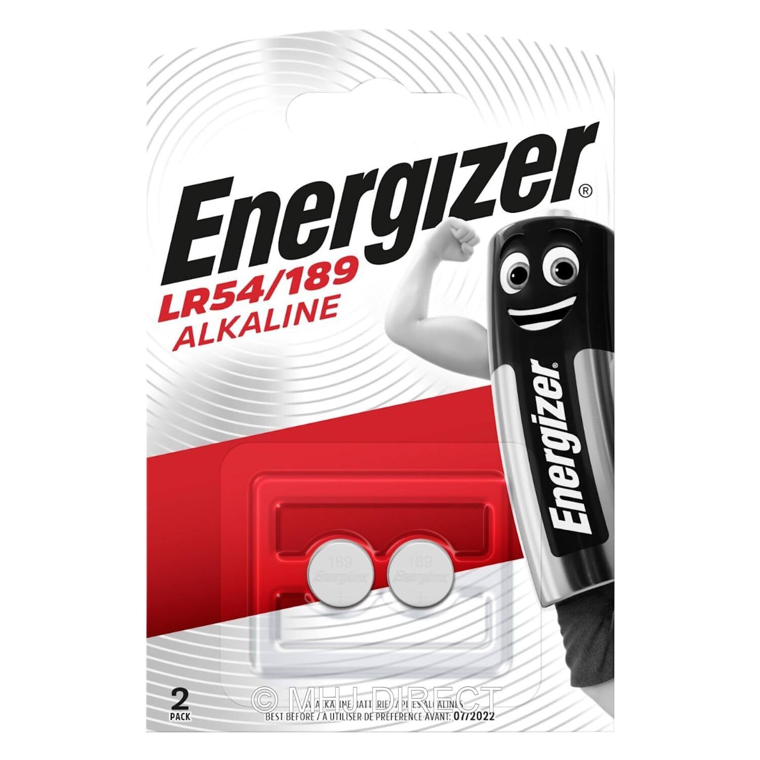 ENERGIZER LR54 ALCALINA 1,5 V. BIPACK NUOVE