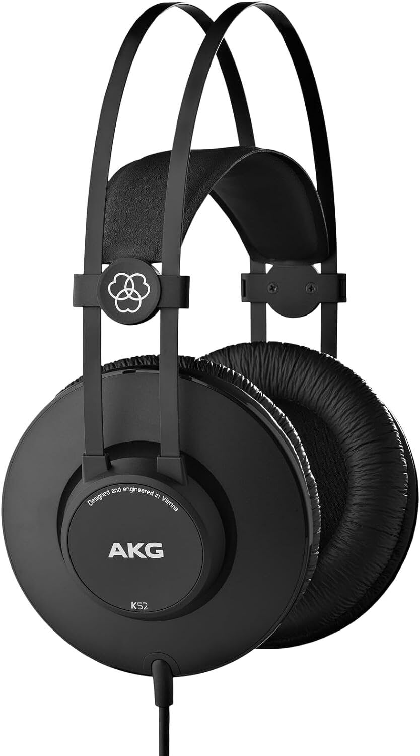 AKG K52 Closed Back Cuffie, Nero
