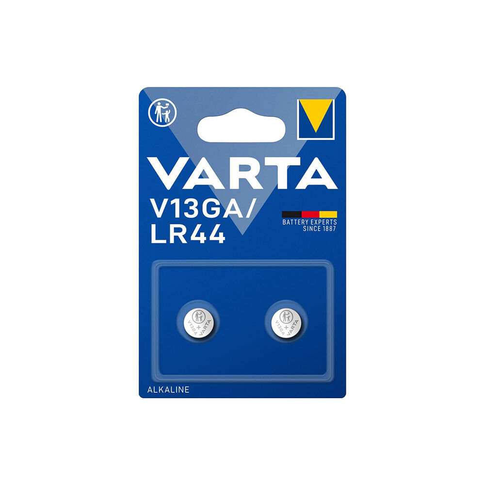 VARTA V13GA LR44 1,5 V. BIPACK DUE PILE NUOVA