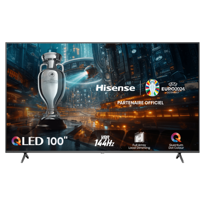 HISENSE 100E7NQPRO TV QLED 100'' SMART TV UHD 4K 144 HDVB-T2 HEVC MAIN10/DVB-S2