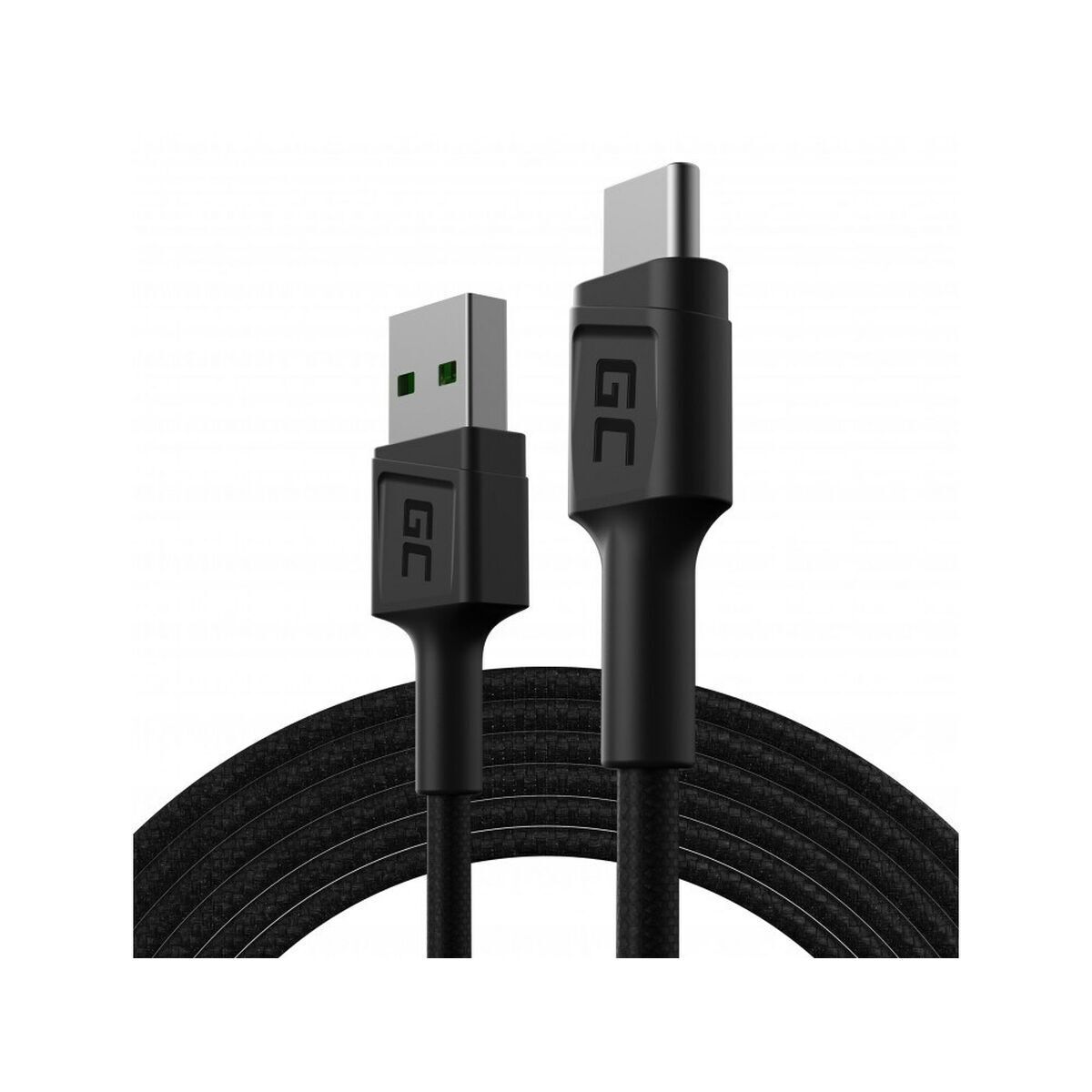 Adattatore USB con USB-C Green Cell KABGC19 Nero 2 m