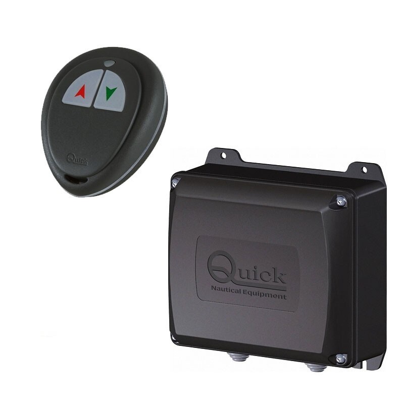 QUICK RRCP02 PULSANTIERA TASCABILE RADIOCOMANDO SALPA ANCORA 2 CANALI