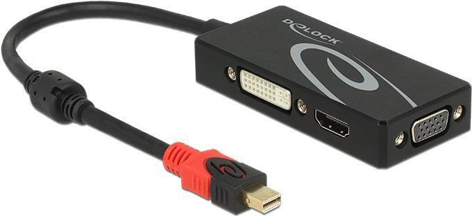 DeLOCK - Convertitore video - DisplayPort / HDMI / VGA / DVI - DVI, HDMI, VGA -