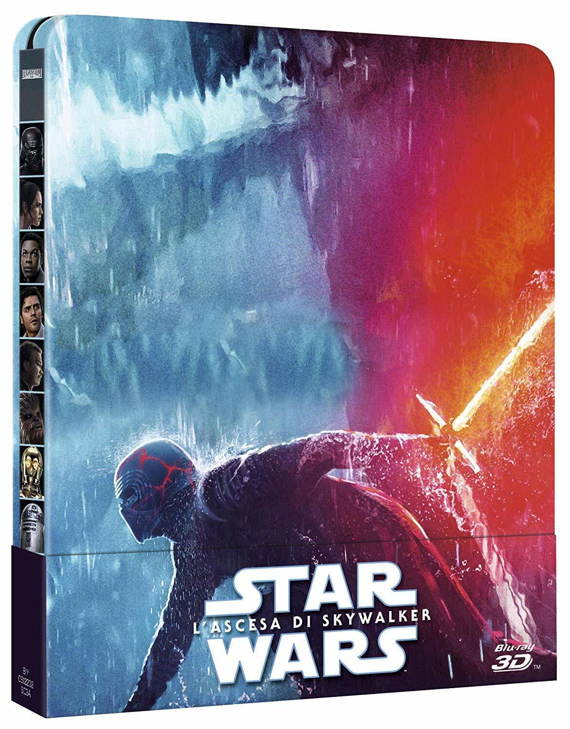 STEELBOOK 3D STAR WARS L'Ascesa Di Skywalker (2 BLU-RAY 3D + BLU-RAY)
