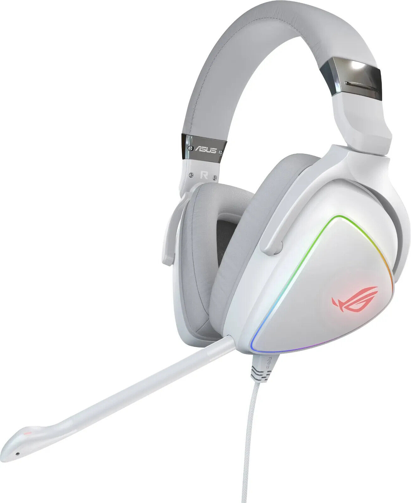 Cuffia ASUS ROG DELTA WHITE EDITION RGB QAD-DAC GAMING HEADSET 90YH02HW-B2UA00