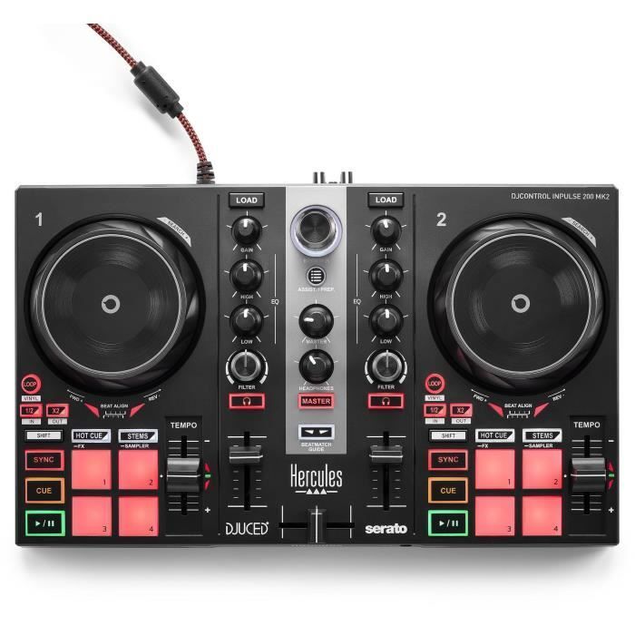 Hercules Dj Control Inpulse 200 Mk2 - Controller Dj Ideale Per Imparare A Mixare