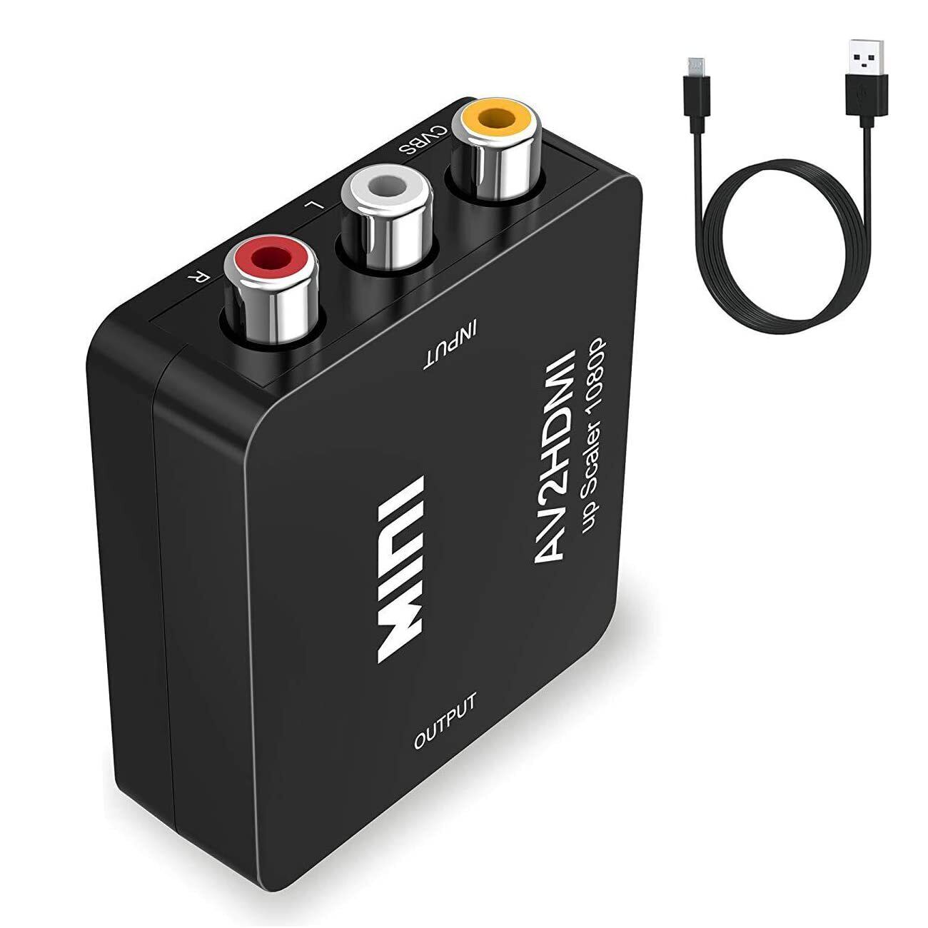 aweskmod Adattatore hdmi av to hdmi adattatore av hdmiAdattatore da a hdmi 10...
