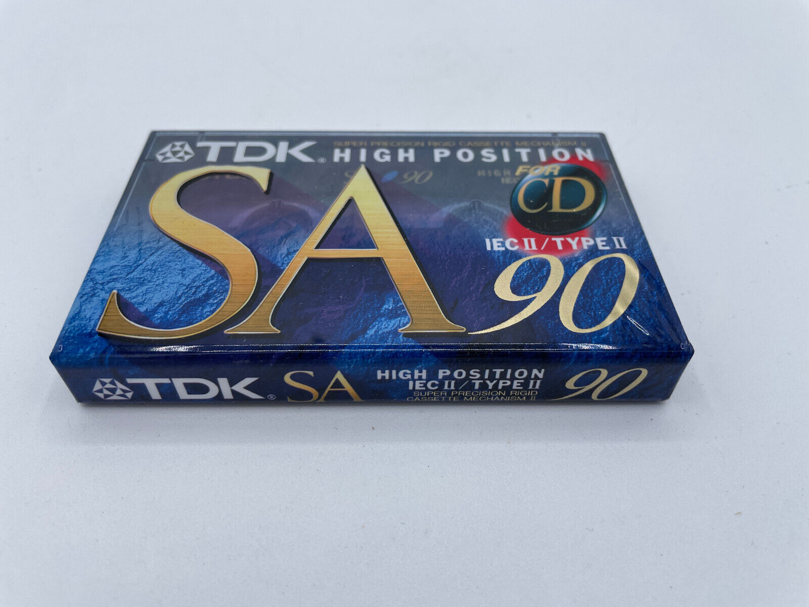 Vintage Audio Cassette TDK SA-90EA TYPE II nuovo sigillato