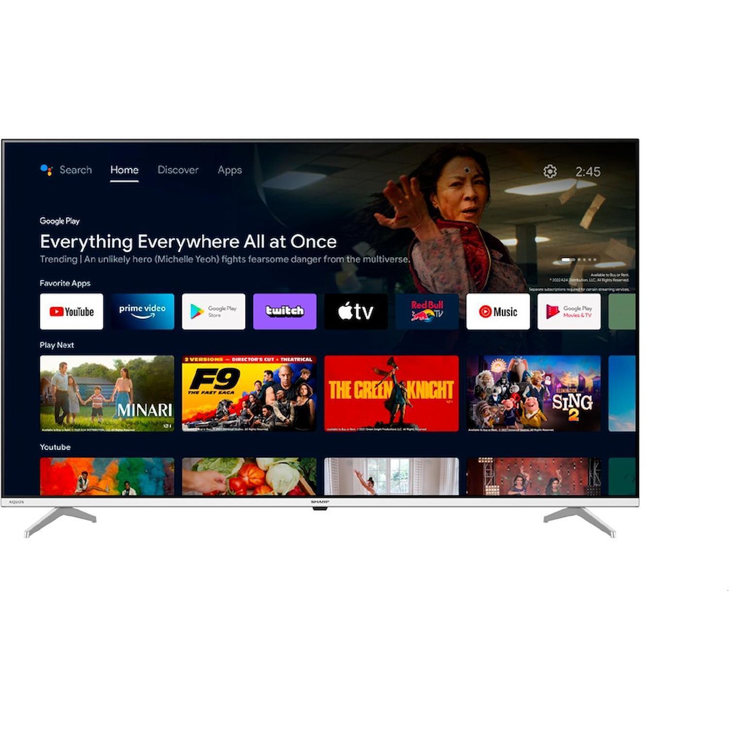 TV QLED 4K Android Sharp 55FP1EA