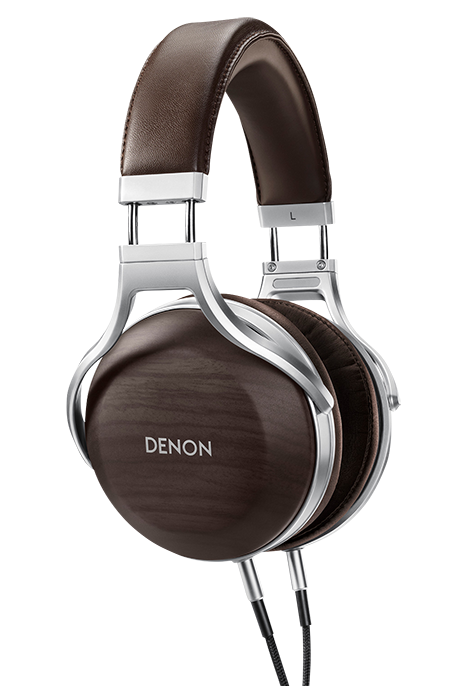 Cuffie Denon AH-D5200EM, Overear, Driver da 50mm, alluminio e legno