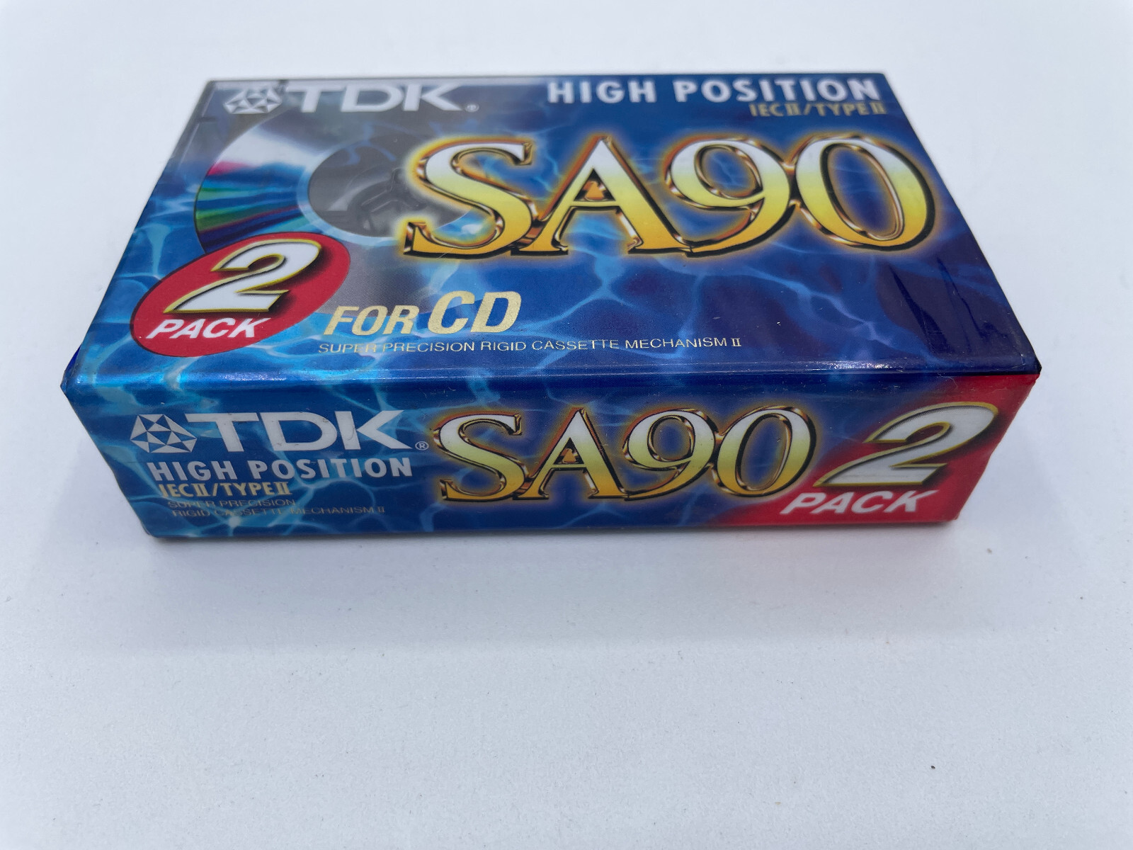 Vintage Audio Cassette TDK SA-90EB2 TYPE II nuovo sigillato