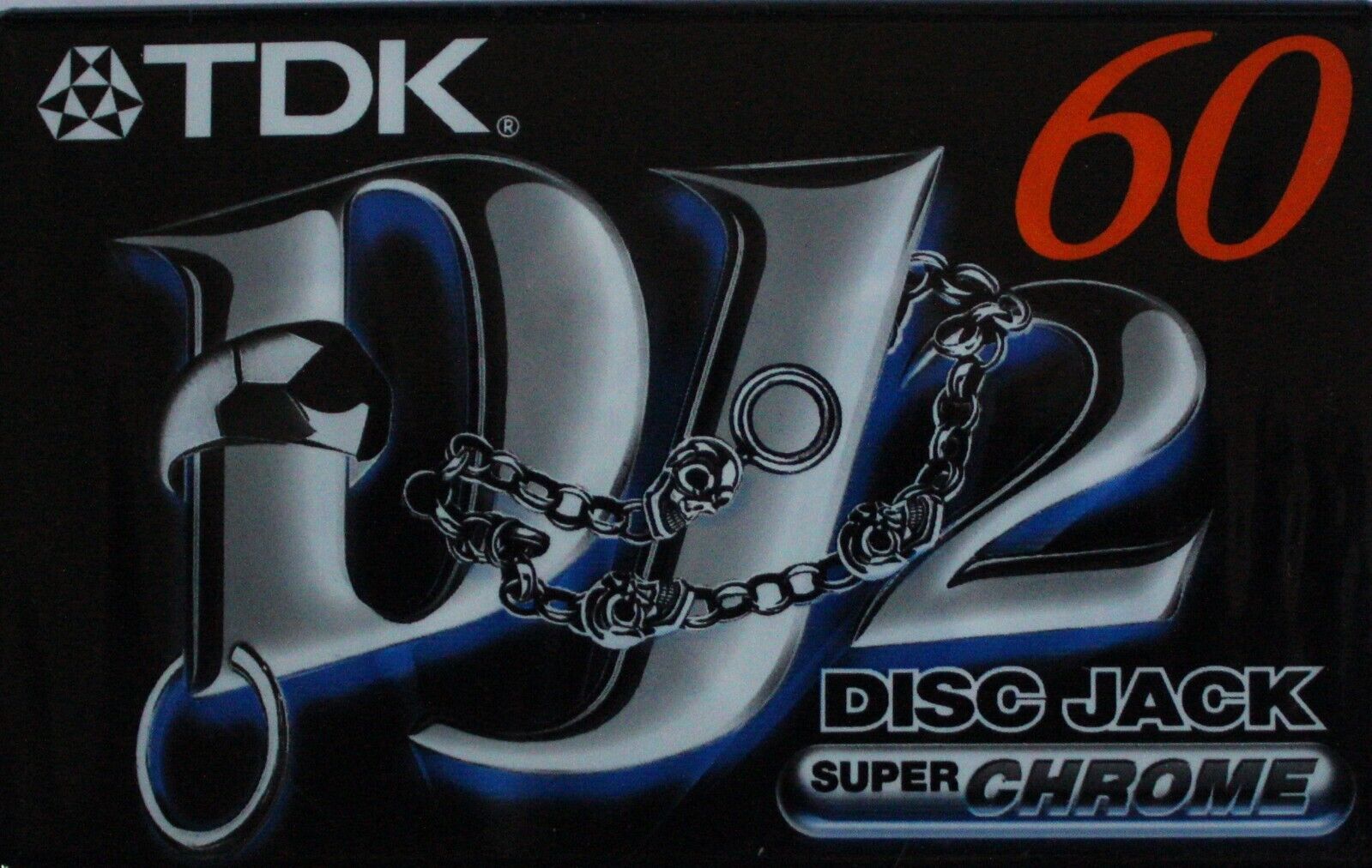 AUDIOCASSETTA TDK DJ2 super chrome 60 minuti