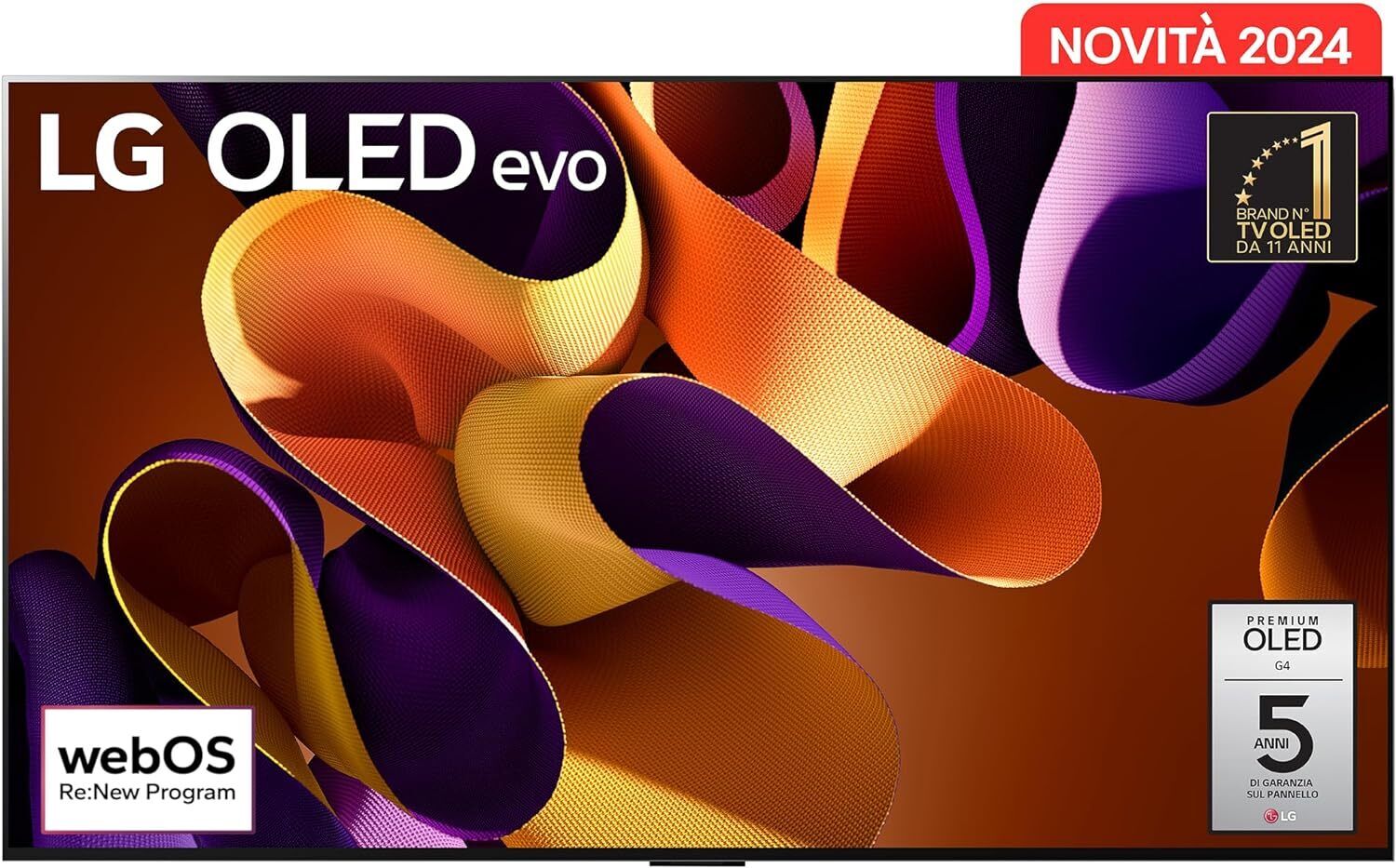 LG OLED Evo G4 55'' Serie OLED55G45LW 4K 4 HDMI Dolby Vision SMART TV 2024 Oled5