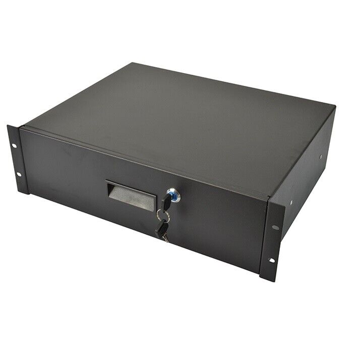 Cassetto Rack 3 unità con Serratura