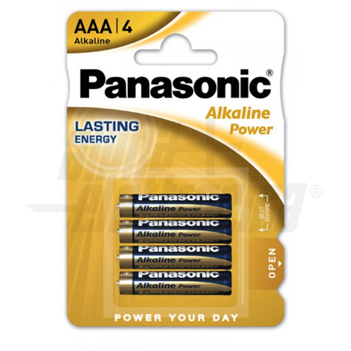 PILE ALCALINE LR-03-AAA 1,5V PANASONIC BLISTER 4PZ.