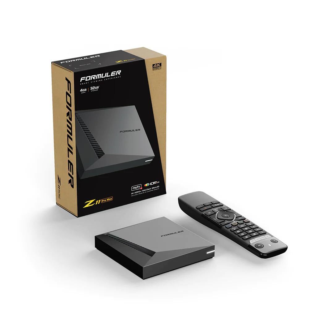 Formuler Z11 Pro Max 4K Android 11 OTT Streamer multimediale 4 GB RAM 32 GB F...