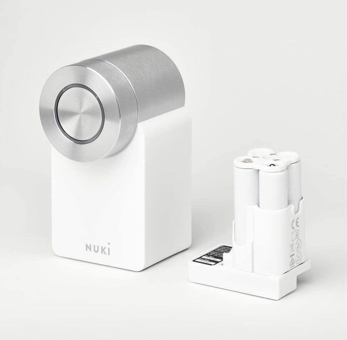 NUKI Power Pack, batterie ricaricabili per Smart Lock BIANCO