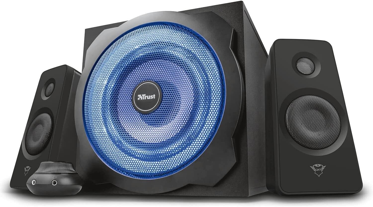 Casse Audio Gaming Trust Tytan 120W Set Altoparlanti 2.1 Con Subwoofer Led
