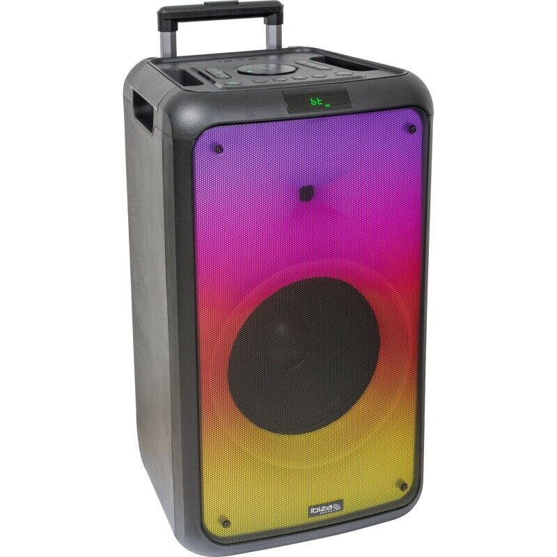 ✔️ CASSA TROLLEY RUOTE SISTEMA A BATTERIA STREET WAVE MAX IBIZA CON LED