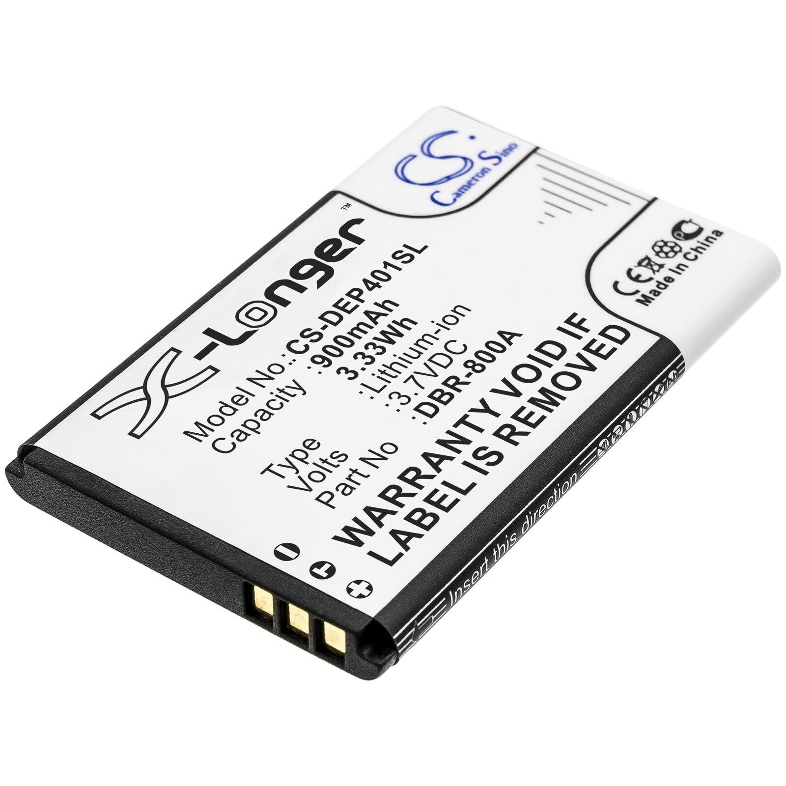 TECHTEK batterie compatibile con Doro 1350 1361 6520 6530 Primo 805 sostituis...