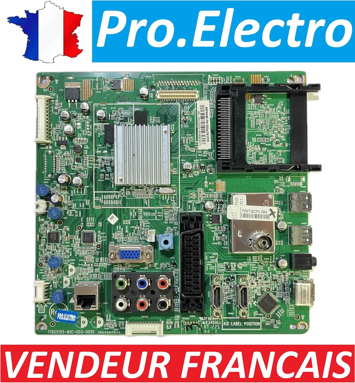 Motherboard TV Philips 39PFL3807H 46PFL3807 715G5155-M01-003-005X 715G5155-M1C-0