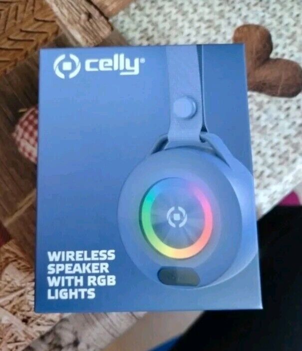 Celly Wireless Speaker RGB lights